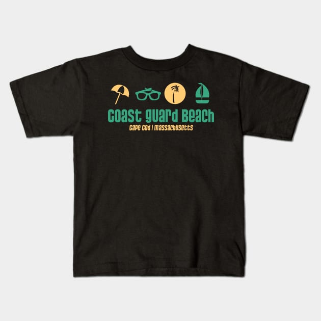 Coast Guard Beach - Cape Cod, Massachusetts - Best Beach in the World Kids T-Shirt by Contentarama